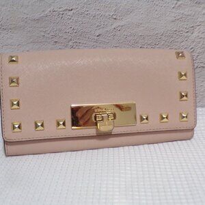 Michael Kors Wallet with Gold Studs & Accents